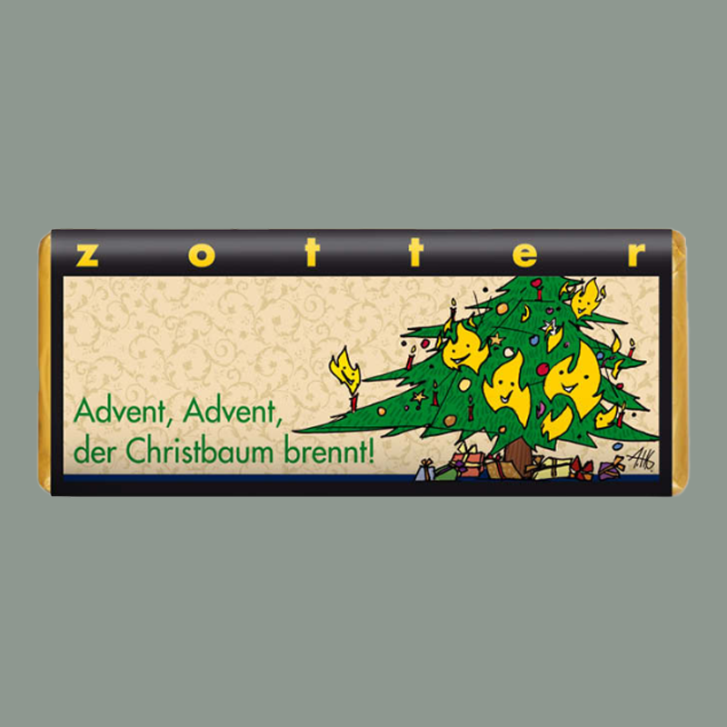 'Advent, Advent, der Christbaum brennt!' von Zotter