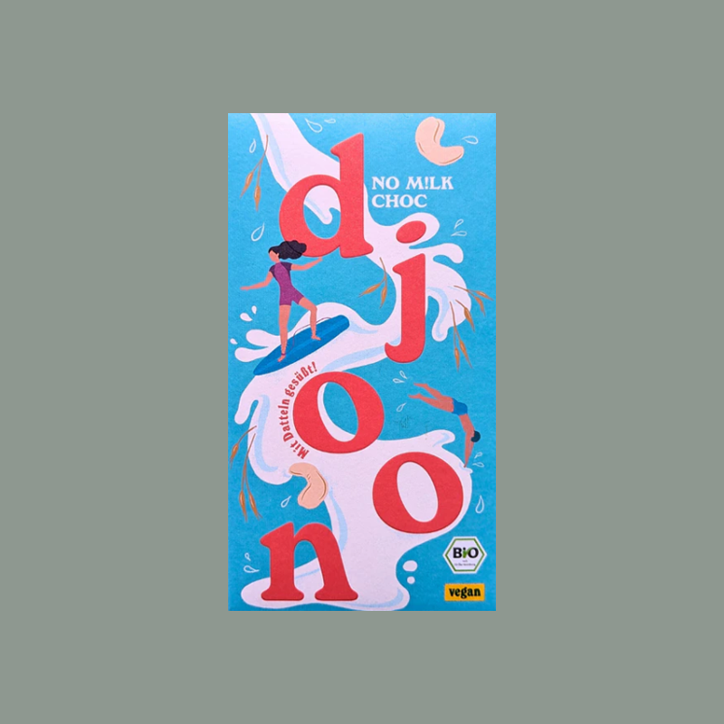 Dattelschokolade 'No M!lk Choc' von 'Djoon'