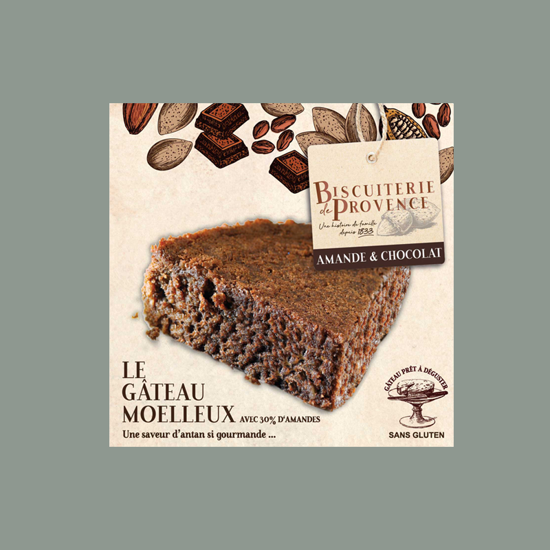 Mandelkuchen mit Schokolade von 'Biscuiterie de Provence' 240g