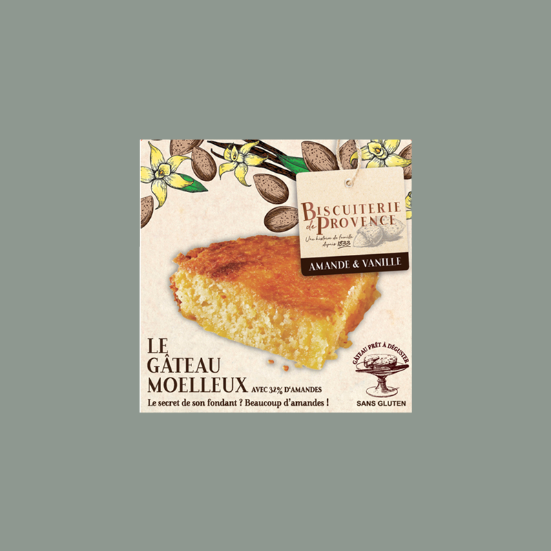 Mandelkuchen mit Vanille von 'Biscuiterie de Provence' 120g