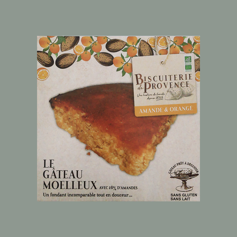 Mandelkuchen mit Orange von 'Biscuiterie de Provence' 225g