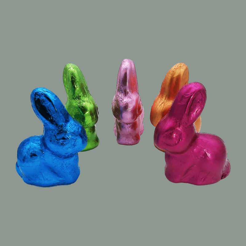 Sitzhase 'Langohr' in Zartbitter, 70g (vegan)