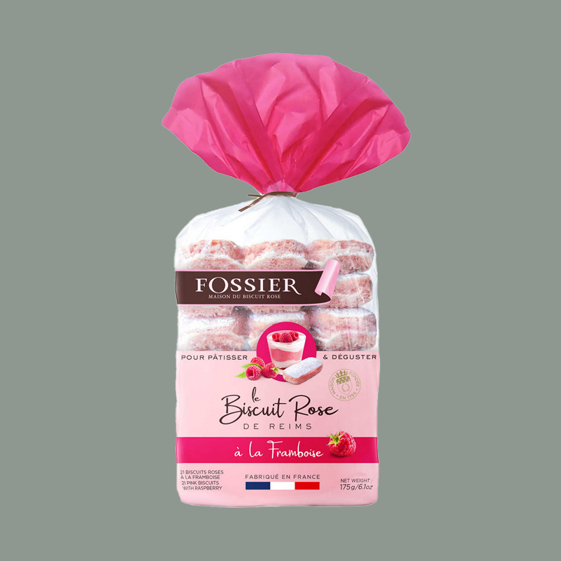 Französische Biscuits mit Himbeeren von 'Fossier'