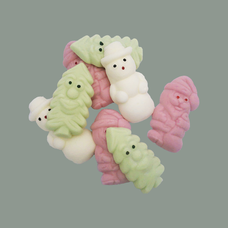 Schaumzucker Weihnachtsmix Tricolor