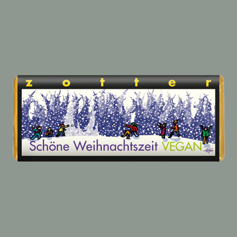 'Schöne Weihnachtszeit' von Zotter (vegan)