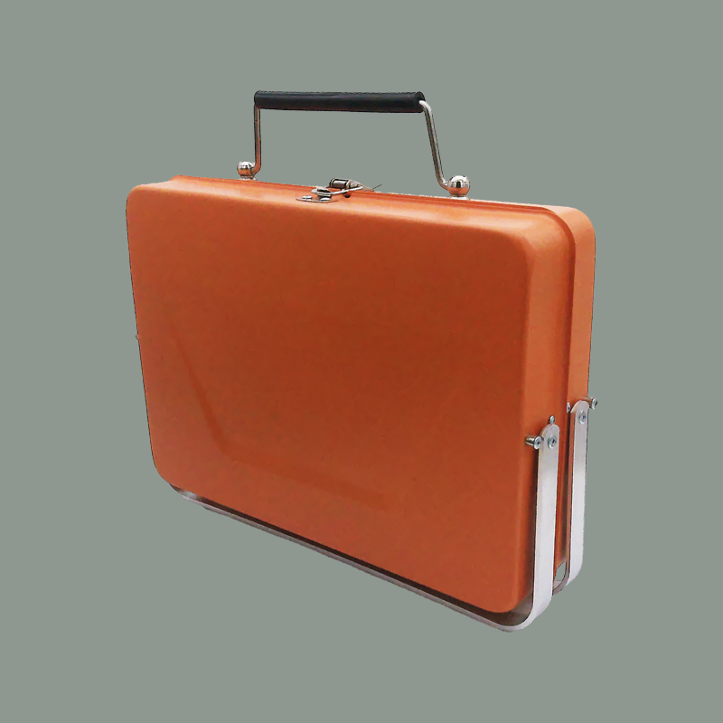 Tragbarer Grill (orange)