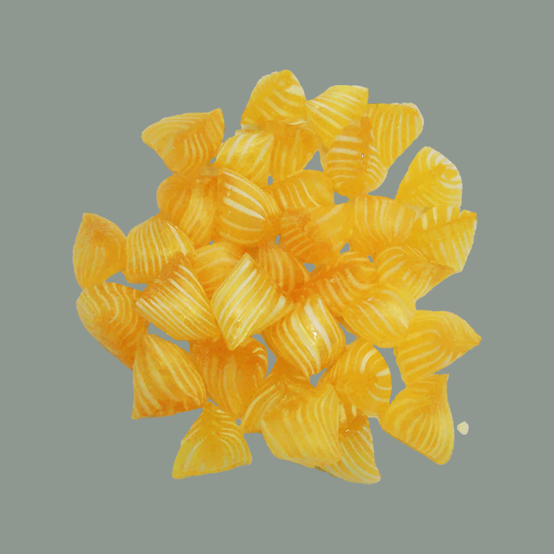 Gestreifte Zitronen Bonbons