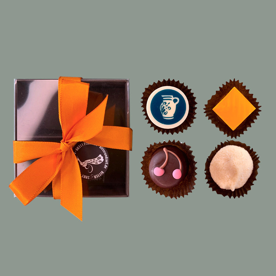 Bitter & Zart Pralinenschachtel 4er (gemischt)