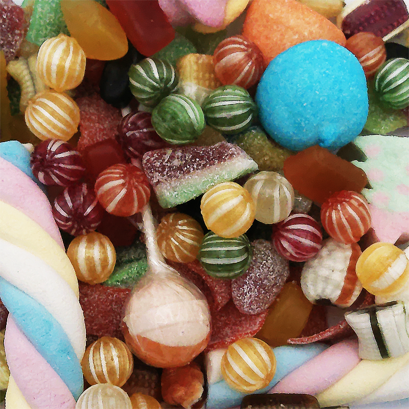Bonbons, Fruchtgummi & Schaumzucker