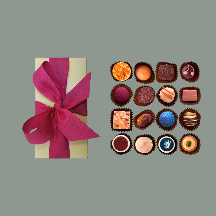 Bitter & Zart Pralinenschachtel 16er (gemischt)