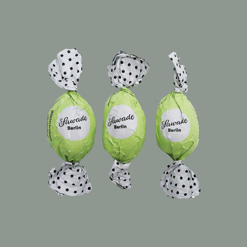 Blätterkrokant Vollmilch von 'Sawade', je 3 Stück