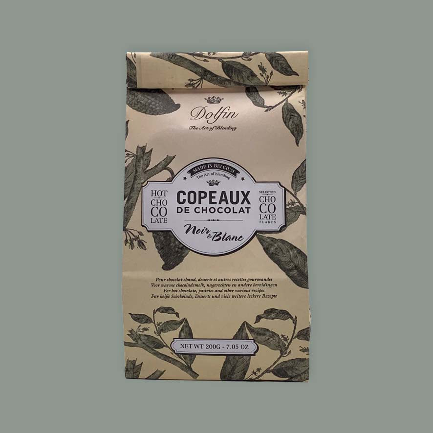 Dolfin Copeaux de Chocolat Noir & Blanc