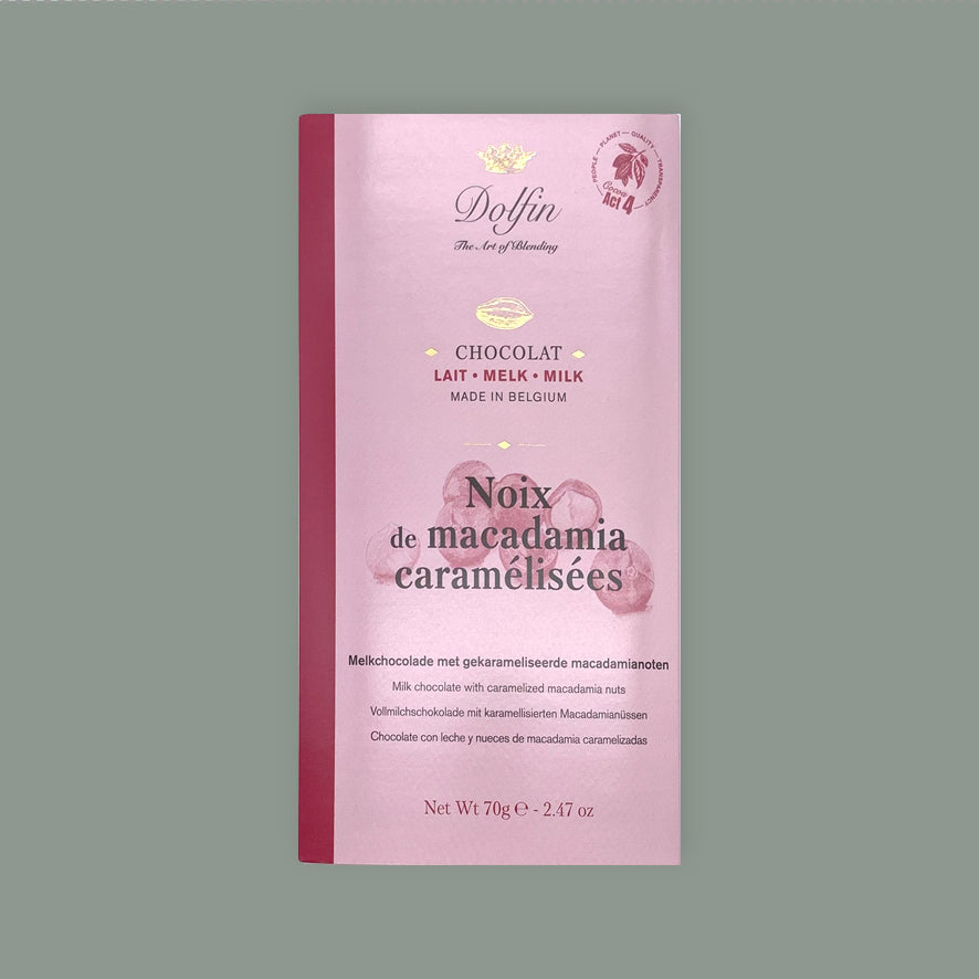 Dolfin Lait Noix Macadamia caramelisées