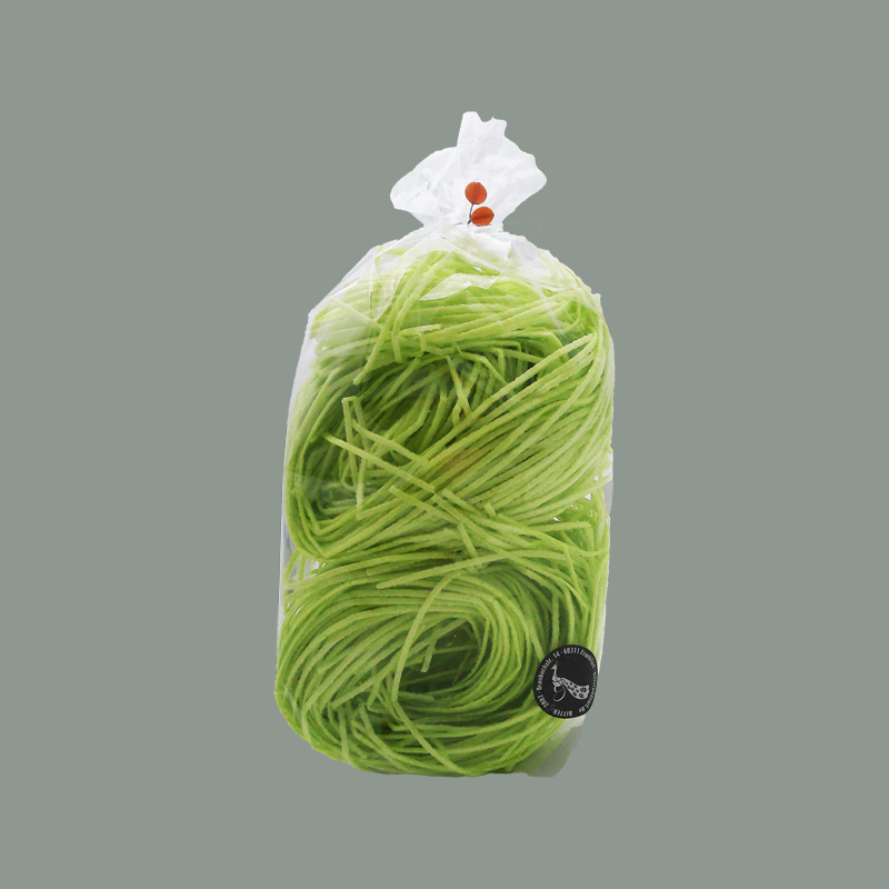 Grünes Ostergras aus Esspapier