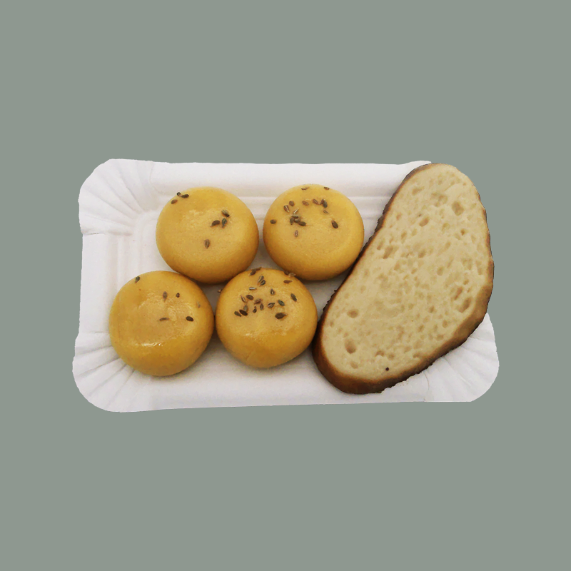 'Handkäs mit Mussig' aus Edelmarzipan