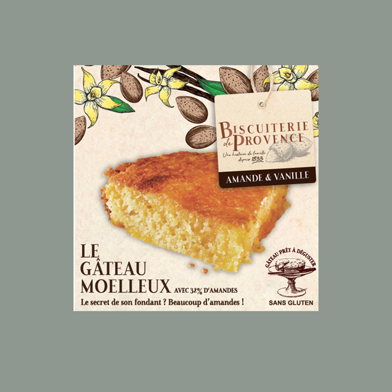 Mandelkuchen mit Vanille von 'Biscuiterie de Provence' 240g