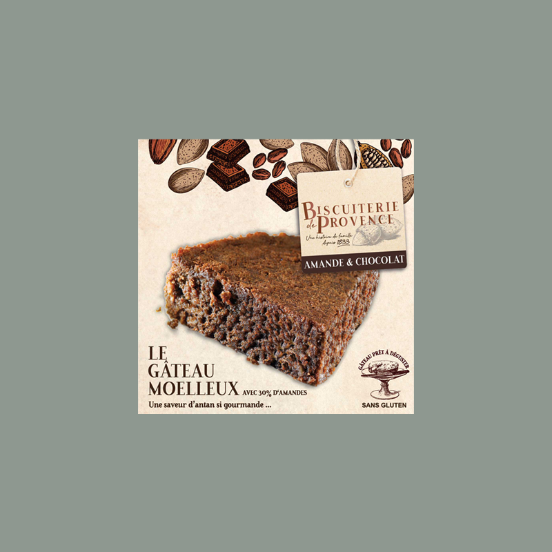 Mandelkuchen mit Schokolade von 'Biscuiterie de Provence' 120g