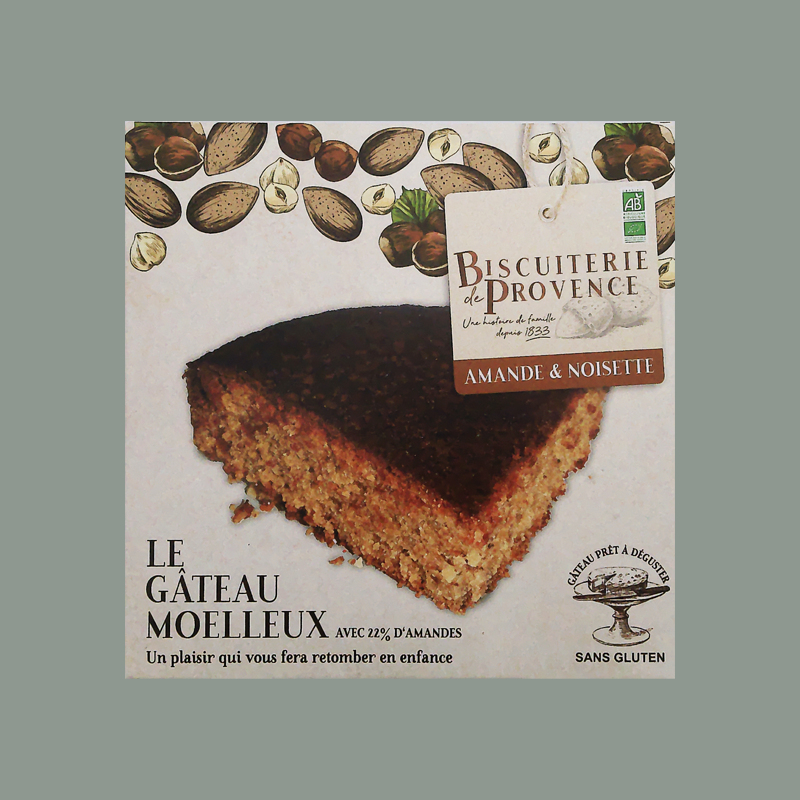 Mandelkuchen mit Haselnüssen von 'Biscuiterie de Provence' 240g