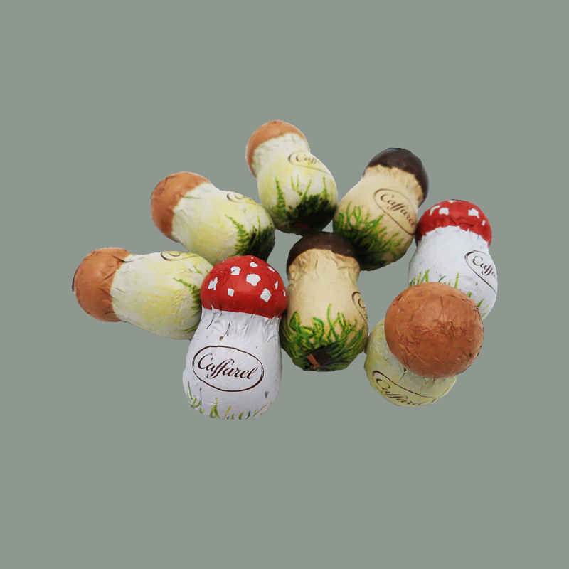 Nougat Pilze von 'Caffarel'