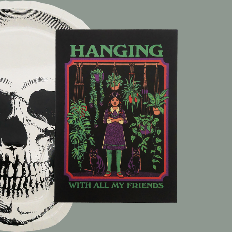 Postkarte 'Hanging with all my Friends'