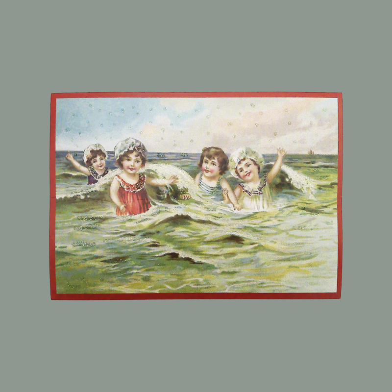 Postkarte 'Badespaß'