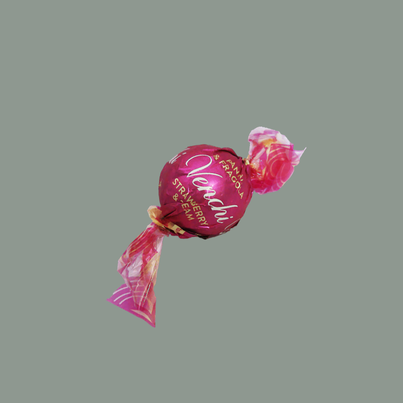Praline mit Erdbeer-Sahne-Füllung von 'Venchi'