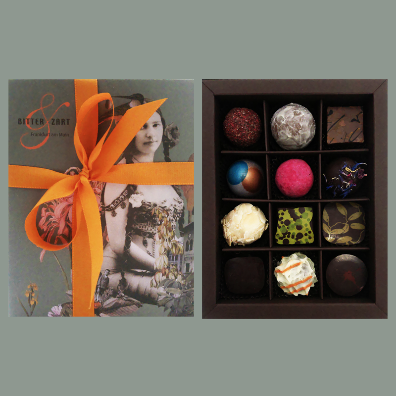 'The Special One' 12er-Pralinenmischung (mit Alkohol)