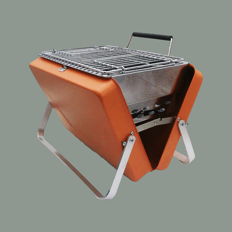 Tragbarer Grill (orange)
