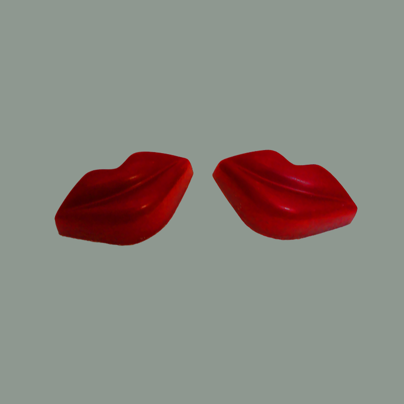 Weiße Erdbeer-Schokoladen-Kussmünder 'Lucky Lips'