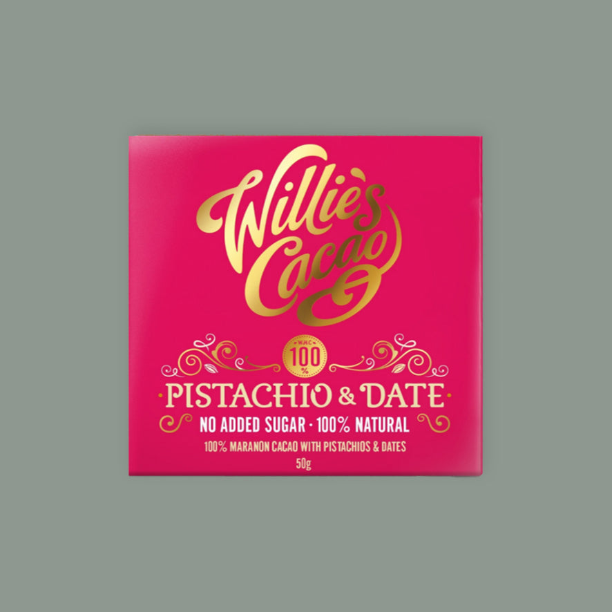 Willie's Cacao Pistazie und Dattel