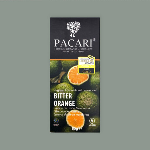 Pacari Tafelschokolade Bitter Orange 60% Kakaoanteil